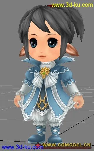 3D打印模型精灵矮人女孩的图片