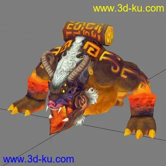 3D打印模型诛仙--饕餮的图片
