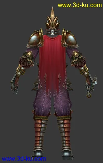 3D打印模型盔甲武士的图片