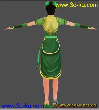 3D打印模型按原画做的妹妹的图片