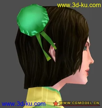 3D打印模型按原画做的妹妹的图片