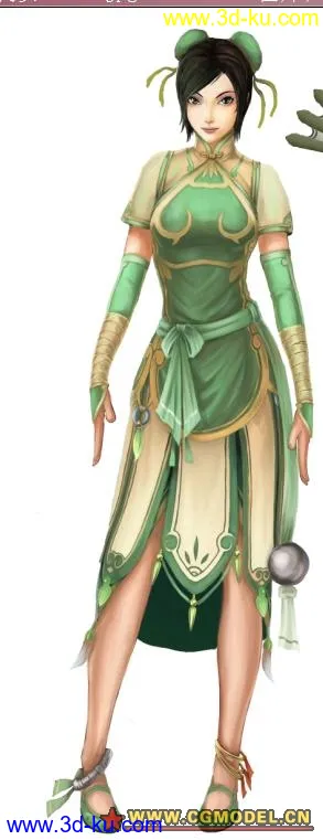 3D打印模型按原画做的妹妹的图片