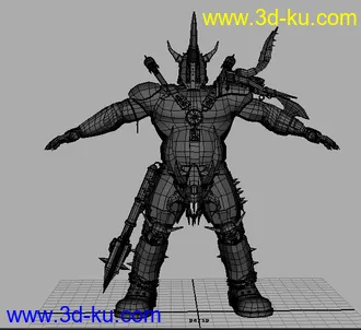 3D打印模型兽人的图片