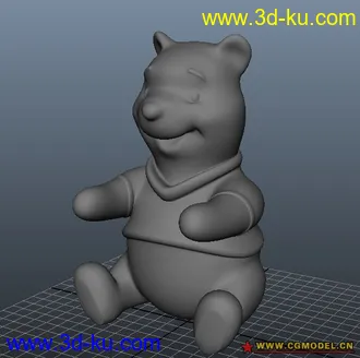 3D打印模型MAYA迪斯尼熊的图片