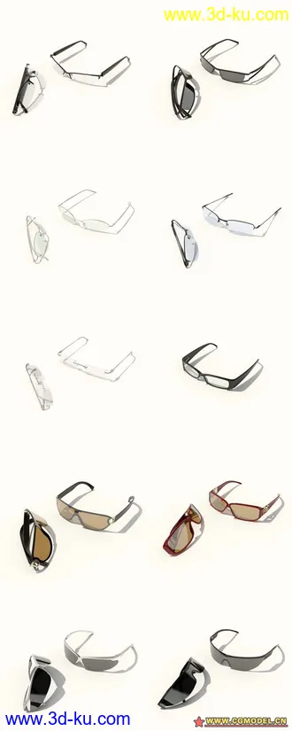 3D打印模型几个不错的 太阳镜&眼镜的图片