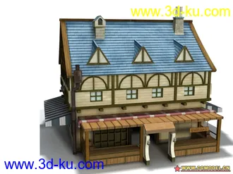 3D打印模型房子一个的图片