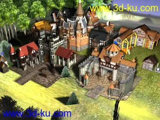 3D打印模型以前做的游戏场景的图片