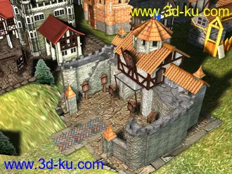 3D打印模型以前做的游戏场景的图片
