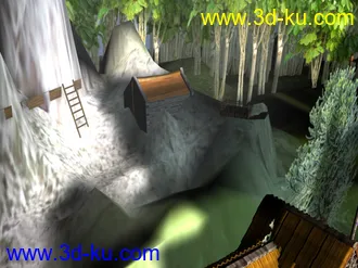 3D打印模型以前做的游戏场景的图片