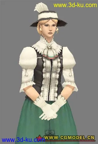 3D打印模型一个少妇  和 黑法师的图片