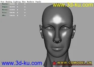 3D打印模型MAYA女简模的图片