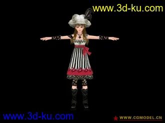 女孩模型的图片