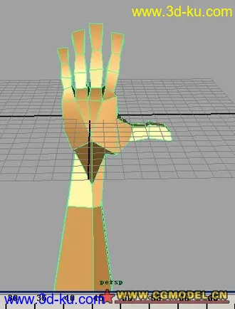 3D打印模型发个手的图片