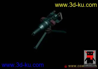 3D打印模型多管机炮的图片