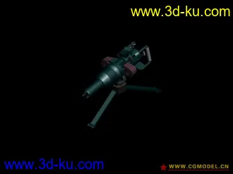 3D打印模型多管机炮的图片