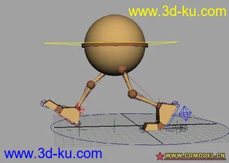 3D打印模型bollman行走动画的图片