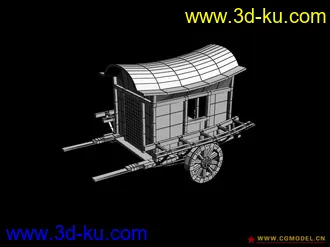 3D打印模型古代车的图片