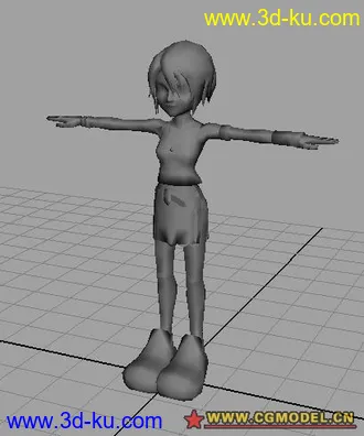 3D打印模型小女孩的图片