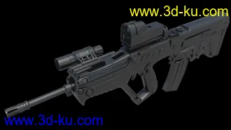 3D打印模型一把tavor枪的图片