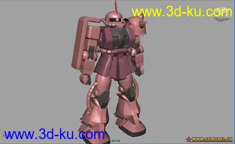 3D打印模型MS-06S ZAKU II的图片