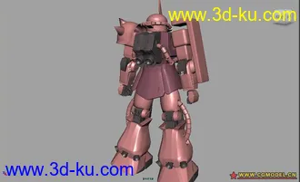 3D打印模型MS-06S ZAKU II的图片