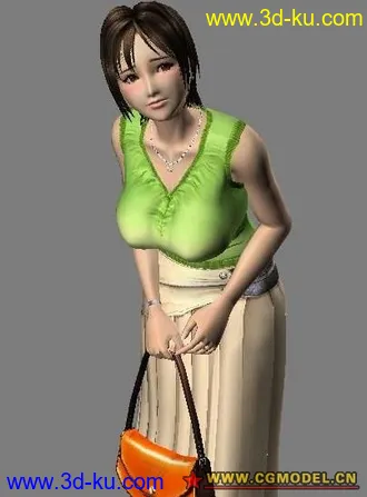 3D打印模型大波波的MM的图片