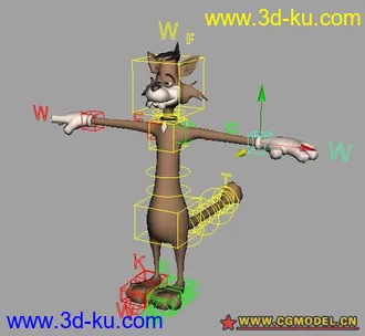 Alias迪斯尼动画师讲座使用模型的图片