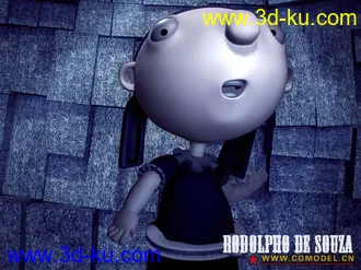 3D打印模型惊讶的孩子精模的图片