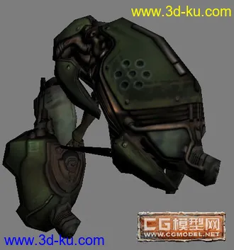 [DOOM3]部分模型[法线贴图][无骨胳]_机械炮台[MAX8]的图片