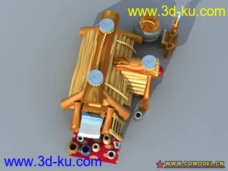 3D打印模型发一个卡通版的杂货小店铺场景的图片