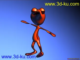 maya青蛙人模型的图片