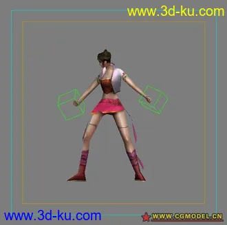 《流星蝴蝶剑》女主角孙蝶模型带动画 [单机动作类][昱泉国际]的图片