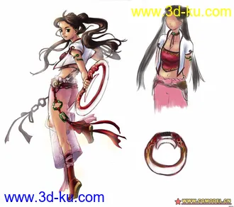 《流星蝴蝶剑》女主角孙蝶模型带动画 [单机动作类][昱泉国际]的图片