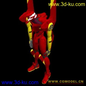 3D打印模型福音战士 3台主角机的图片