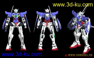 3D打印模型高达00 EXIA & DYNAMES的图片