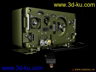 3D打印模型59坦克车载A220A电台的图片