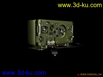 3D打印模型59坦克车载A220A电台的图片
