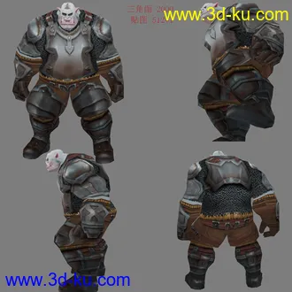 3D打印模型铠甲男的图片