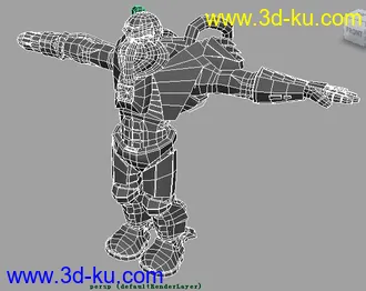 3D打印模型一个跟着教程做的机器人~~~！的图片