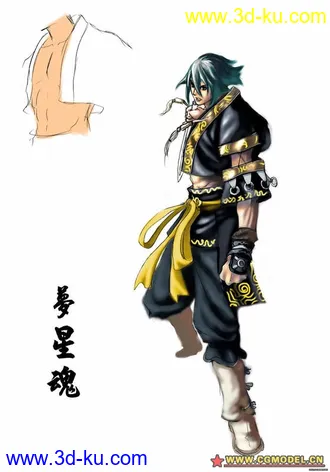 《流星蝴蝶剑》男主角梦星魂模型带动画 [单机动作类][昱泉国际]的图片