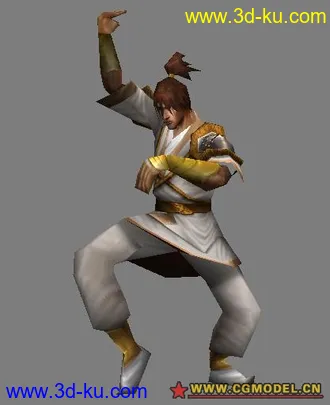 《流星蝴蝶剑》角色：小何 模型带动画 [单机动作类][昱泉国际]的图片