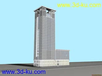 3D打印模型高层写字楼的图片