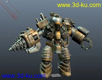 3D打印模型次世代 机械人的图片