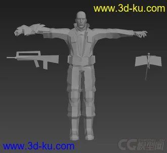 [MAX8][人物模型][贴图/无][动作/无]鬼武者3个主角的模型的图片