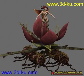 半神模型，标准邦定姿势的图片