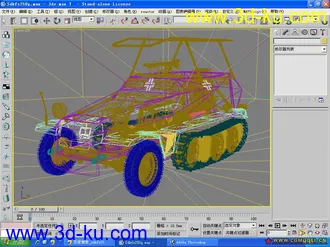 3D打印模型二战德国Sdkfz250无线电指挥车，高级品（MAX）的图片
