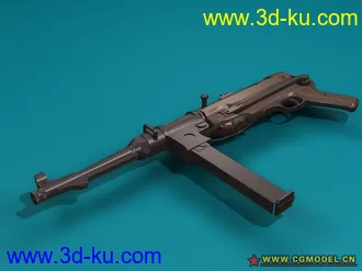 3D打印模型二战德国MP38冲锋枪（MAX）的图片