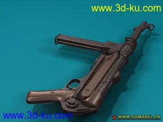 3D打印模型二战德国MP38冲锋枪（MAX）的图片