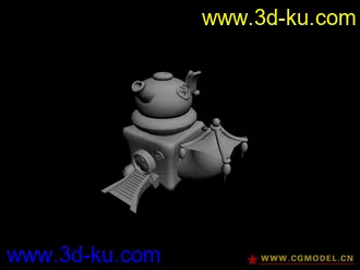 3D打印模型卡通房子q版的图片