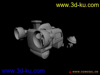 3D打印模型卡通房子q版的图片